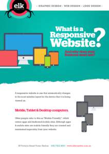 • Graphic Design • Web Design • logo design •  What is a ?