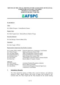 Microsoft Word - Minutes of the 2009 AFSPC meeting.doc