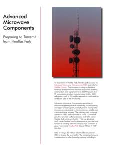 Advanced Microwave Components Preparing to Transmit from Pinellas Park