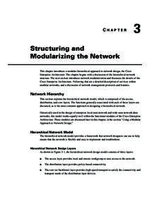 CHAPTER  3 Structuring and Modularizing the Network