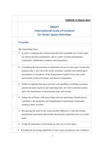 Code of conduct Working Document 21