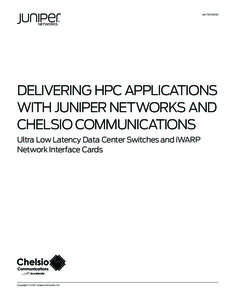 WHITE PAPER  Delivering HPC Applications