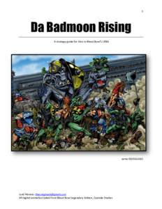 1  Da Badmoon Rising A strategy guide for Orcs in Blood Bowl’s LRB6  (art by Niki Pancaldi )