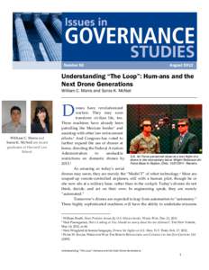 Number 50  August 2012 Understanding “The Loop”: Hum-ans and the Next Drone Generations