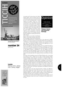TICCIH  bulletin The International Committee for the