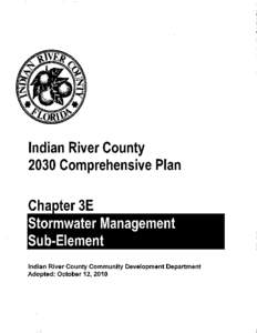 Indian River County 2030 Comprehensive Plan Indian River County Community Development Department Adopted: October 12, 2010