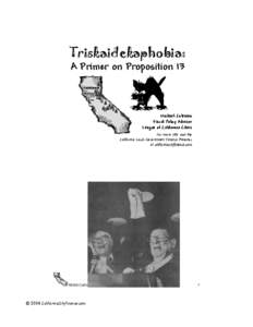 Triskaidekaphobia: A Primer on Proposition 13, ERAF, Proposition 218.