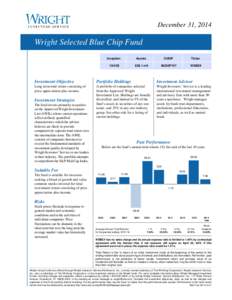 December 31, 2014  Wright Selected Blue Chip Fund Inception  Assets