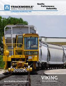 Rail car mover / Rolling stock / Railcar / Uptime