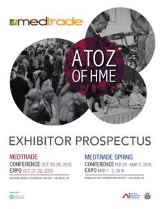 A TO Z OF HME Exhibitor Prospectus medtrade