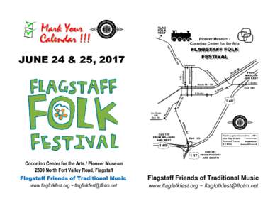 JUNE 24 & 25, 2017  Flagstaff Friends of Traditional Music www.flagfolkfest.org ~   