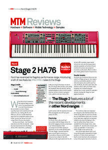 MTM Reviews Nord Stage 2 HA76  MTM Reviews
