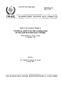 International Atomic Energy Agency  INDC(NDS)-279 Distr. G, NC  IN DC