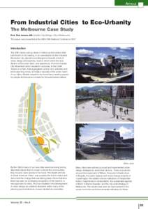 Article  Saving energy with ebm-papst From Industrial Cities to Eco-Urbanity The Melbourne Case Study