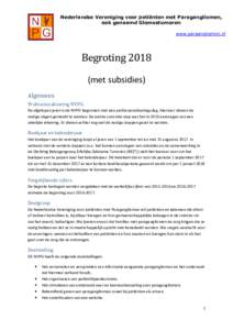 Microsoft Word - NVPG Begroting 2018 met subsidies