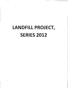LANDFILL PROJECT,   SERIES 2012 GLOUCESTER COUNTY IMPROVEMENT AUTHORITY