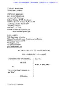Case 3:10-crRRB Document 4  FiledPage 1 of 19 KAREN L. LOEFFLER United States Attorney