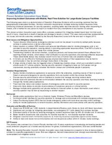  	
    Proven Solution Innovation Case Study: Improving Incident Outcomes with Mobile, Real-Time Solution for Large-Scale Campus Facilities The following case study is a demonstration of Guardly’s Enterprise Solution