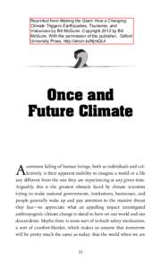 Reprinted from Waking the Giant: How a Changing Climate Triggers Earthquakes, Tsunamis, and Volcanoes by Bill McGuire. Copyright 2012 by Bill McGuire. With the permission of the publisher, Oxford University Press. http:/