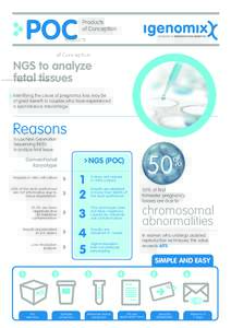 POC  Products of Conception  NGS to analyze