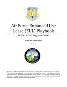 Air Force Enhanced Use Lease (EUL) Playbook
