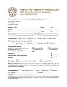 HSFS 2016 application.pages
