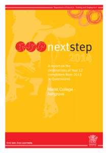 2014 Next Step school report