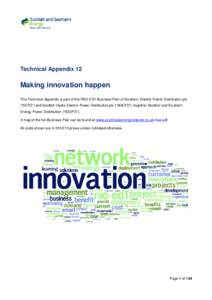 Technical appendix 12 - Making innovation happen
