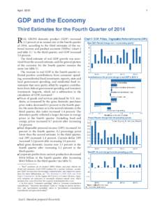 GDP and the Economy: Third Estimates for the Fourth Quarter of 2014