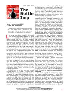 ISSNThe Bottle Imp Issue 14, November 2013