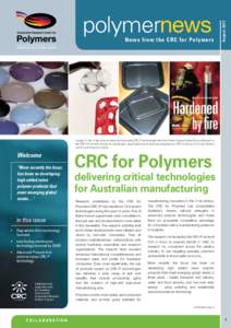 News from the CRC for Polymers  August 2011 polymernews