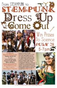 From STEAMPUNK to  STEMPUNK Dress Up Come Out