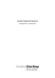 ISLAMIC PARTIES IN PAKISTAN Asia Report N°216 – 12 December 2011