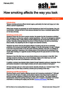 February[removed]How smoking affects the way you look 10  Introduction
