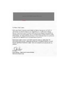 International Engine Corporation Warranty Statement