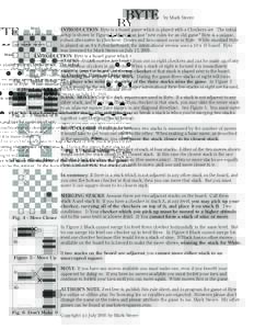 BYTE Black by Mark Steere  INTRODUCTION Byte is a board game which is played with a Checkers set. The initial