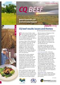 Queensland the Smart State  CQ BEEF CQ Issue 2  Better Economic and