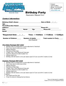 DTAQ Birthday Reservation Request Form Revised