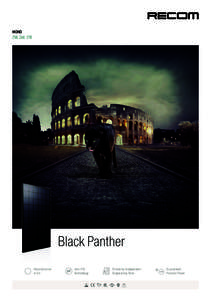 MONO 250, 260, 270 Black Panther Manufactured in EU