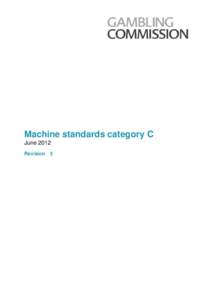Machine standards category C June 2012 revision 3