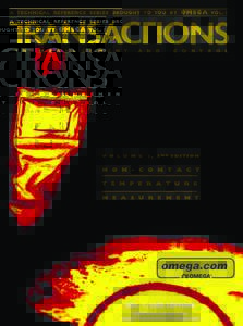 omega.com ® VOL. 1, 2ND EDITION http://www.omega.com e-mail: 