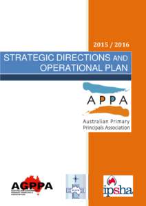 STRATEGIC DIRECTIONS AND OPERATIONAL PLAN  STRATEGIC DIRECTIONS and OPERATIONAL PLAN