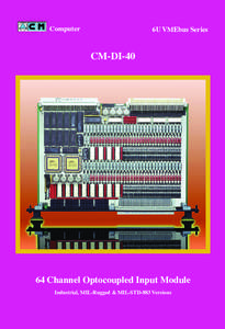 Computer  6U VMEbus Series CM-DI-40