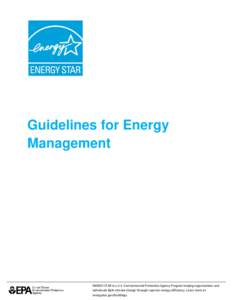 ENERGY STAR Guidelines for Energy Management