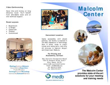 Microsoft Word - Malcolm Center Brochure_July2010.doc