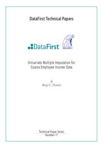 Imputation / Survey methodology / Sampling / Theory of imputation / Statistics / Data analysis / Missing data