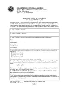 Microsoft Word - Application for COS DFS-N1-2041.doc
