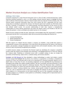 Microsoft Word - Market Structure Analysis V10.4