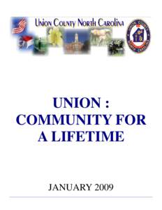 UNION : COMMUNITY FOR A LIFETIME JANUARY 2009
