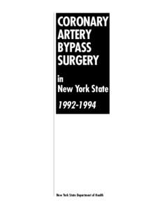 CORONARY ARTERY BYPASS SURGERY in New York State